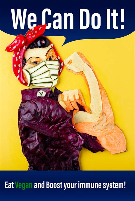 Vegan Propaganda, old posters new look! • Food Art • FoodlyDoodlyDoo