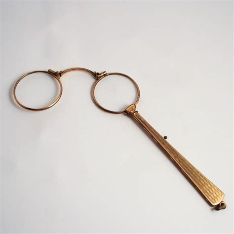 1890 Lorgnette With Long Handle Opera Glasses Spectacles Eye Glasses From Partnerantiques On
