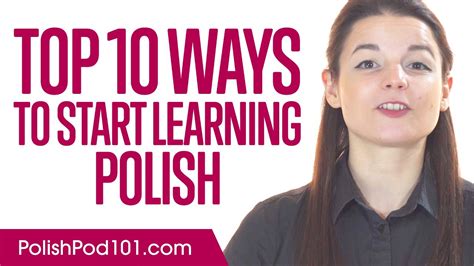Top 10 Ways To Start Learning Polish Youtube