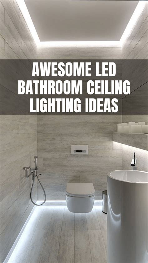 Led Bathroom Ceiling Lighting Ideas