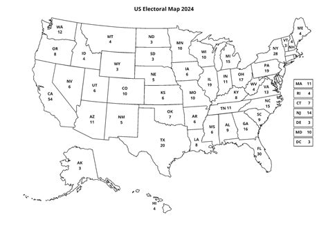 2024 Electoral Map For The Us Presidential Elections Figma