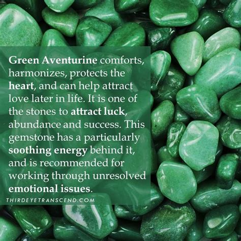 Thirdeyetranscend On Instagram “green Aventurine Attracts Luck And