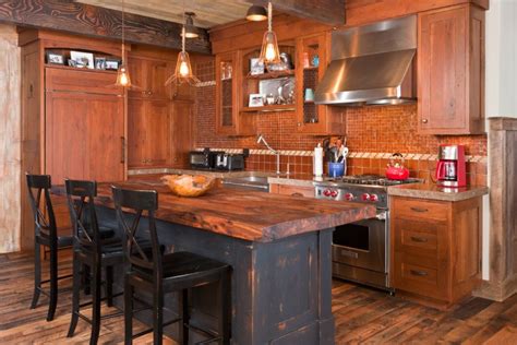 20 Rustic Kitchen Island Designs Ideas Design Trends