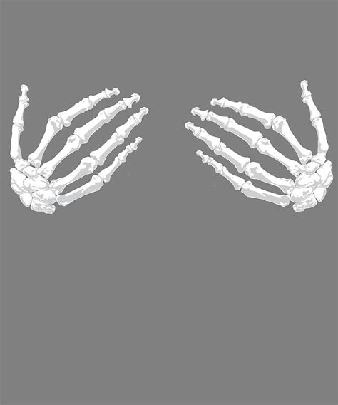 Naughty Skeleton Hands Grabbing Breasts Halloween Digital Art By Stacy McCafferty Pixels