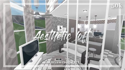 Roblox Welcome To Bloxburg Aesthetic Artists Loft 50k A Thank You