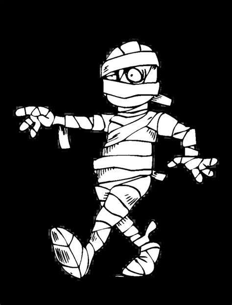 Walking Mummy Coloring Pages Coloring Cool