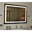 Top Bathroom Mirror With Lights Built In Pattern  Home Sweet