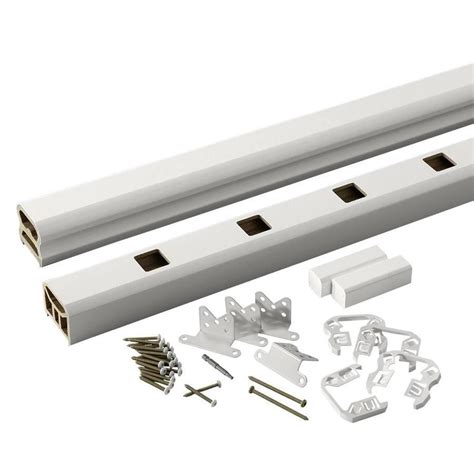 Railing comes in kits only. Timbertech (Assembled: 8-Ft X 3-Ft) Radiancerail Express White Composite Deck Rail Kit Txrp8w in ...