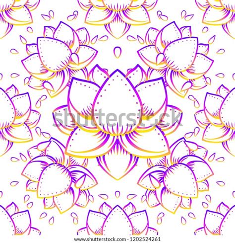Lotus Flower Sacred Geometry Symbol All Stock Vector Royalty Free