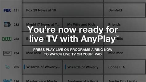 All other customers can enjoy the xfinity tv go app, with. Comcast adds AnyPlay live TV streaming to iPad Xfinity app ...