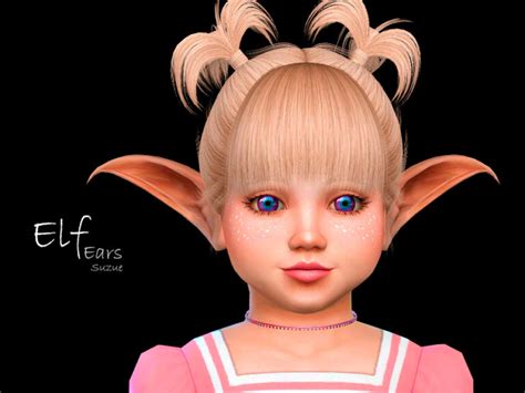 Elf Toddler Ears By Suzue At Tsr Sims 4 Updates