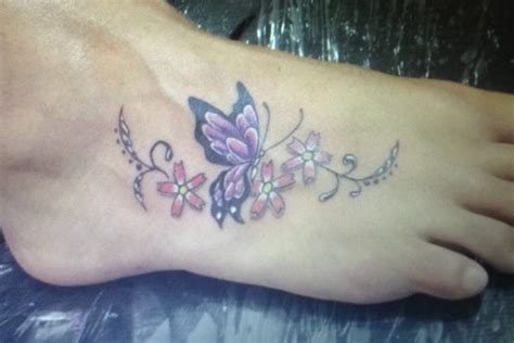 Butterfly Foot Tattoo Love This Butterfly Foot Tattoo