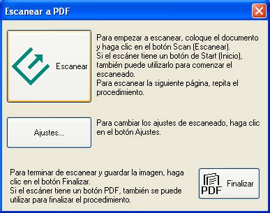 Escaneado A Un Archivo PDF