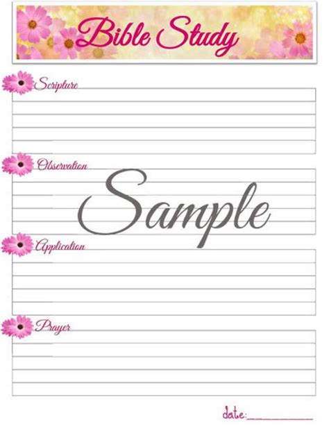 Free printable inductive bible study workbooks from encourage my hope. Bible Study SOAP Worksheet