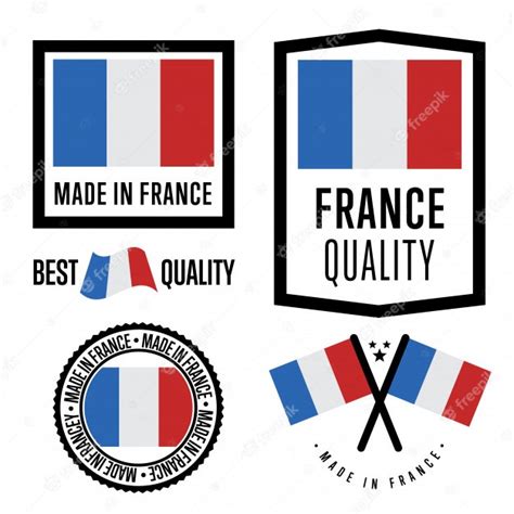 Premium Vector Made In France Label Set