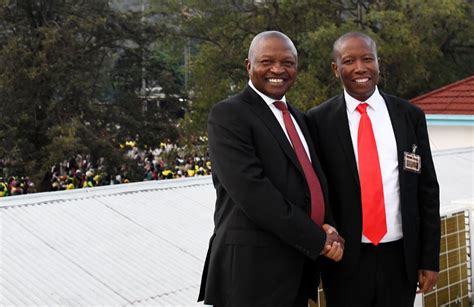 Pictures Sa Vice President Laughs With Julius Malema