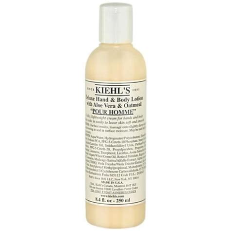 Kiehls Deluxe Hand And Body Lotion Pour Homme Hand Body Lotion Body