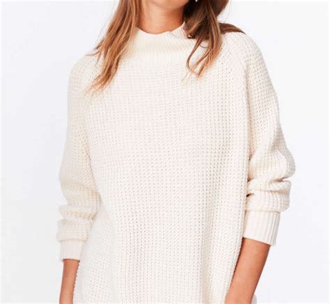 Bdg Waffle Knit Turtleneck Sweater Urban Outfitters