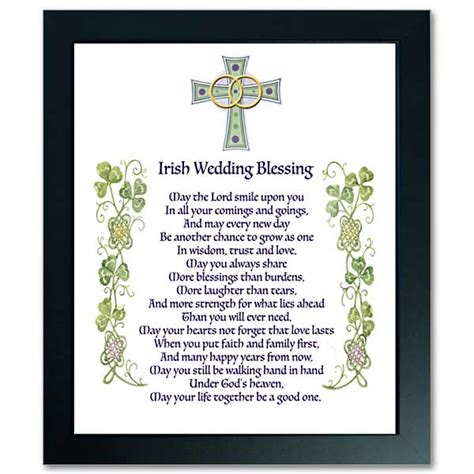 Irish Wedding Blessing Abbey Irish Framed Print