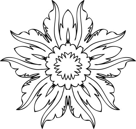 Want to discover art related to flowerpng? Clipart - Flower Line Art