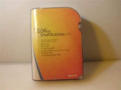 Microsoft Office 2007 Small Business Amazonca Office Products