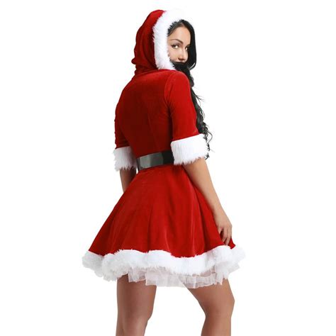 Buy Women S Red Velvet Sweetie Mrs Claus Christmas Santa Baby Costume