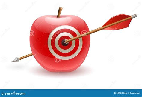Apple And Arrow Royalty Free Stock Image Image 22985566