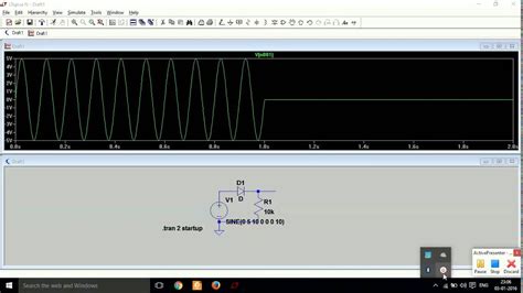 The axis along which the wave travels. using ltspice simulation of HALF WAVE RECTIFIER //Ltspice ...