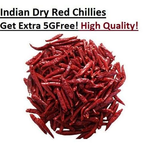 Pure Red Whole Dried Chillies Whole Red Chilli Dry Chilly Etsy
