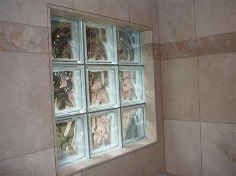 Glass Block Window In Shower I Don T Like The Tile Just Around It Better With Some Kind Of