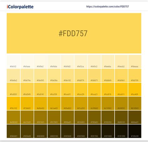 Hex Color Code #fdd757 | Pantone 121 C color information | Hsl | Rgb ...