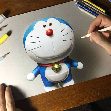 Doraemon Portrait Fan Art Drawing By