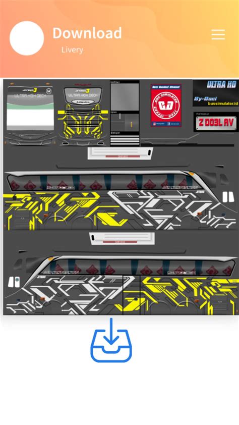 Sticker bussid high deck : Sticker Bussid High Deck - Livery Png Free Livery Png ...