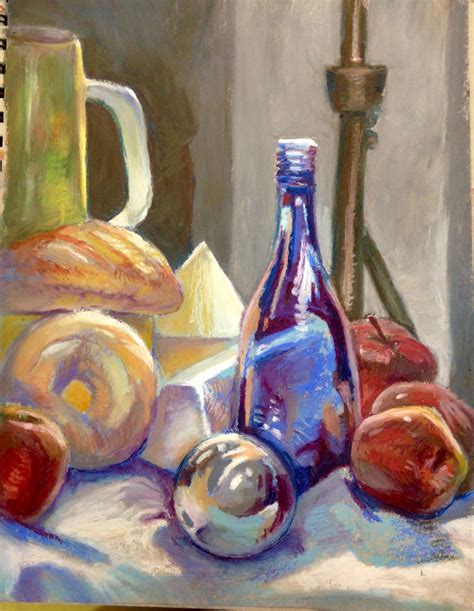 Oil Pastel Still Life By Gtpanda On Deviantart