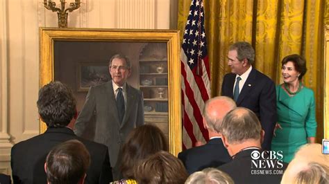 Bush Official Portraits Unveiled At The White House Youtube