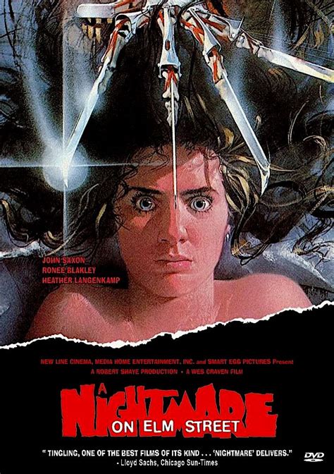 A Nightmare On Elm Street Dvd Classic Horror Movies Posters