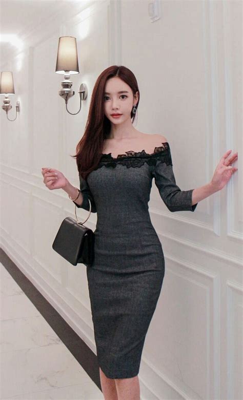 Hzyoung2oga Shared A Photo From Flipboard Slim Dresses Nice Dresses South Korea Fashion