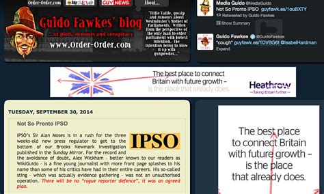 Brooks Newmark Sex Sting Guido Fawkes Blog Defends Its Reporters Story Media The Guardian