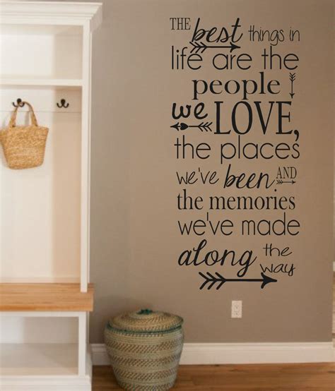 5 out of 5 stars. Vinyl Wall Decal-The Best Things in Life- People- Love ...