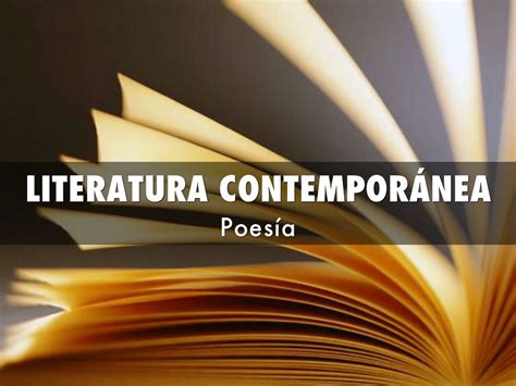 LITERATURA CONTEMPORÁNEA | Literatura, Poesia contemporanea, Poesía