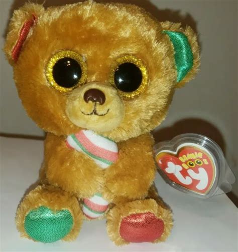 Ty Beanie Boos Bella The Holiday Bear 6 Inch New Mint With Mint Tags 18 90 Picclick