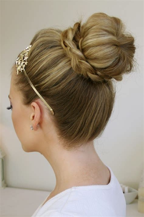 Braid Wrapped Top Knot · How To Style A Braided Bun · Beauty On Cut Out