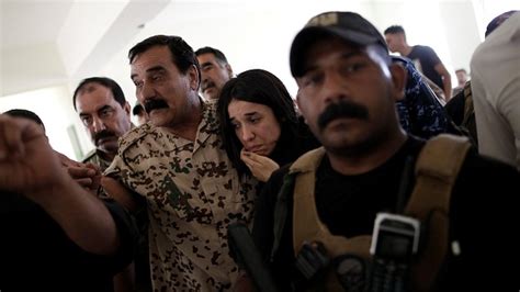 islamic state s former yazidi sex slave sheds tears on returning home