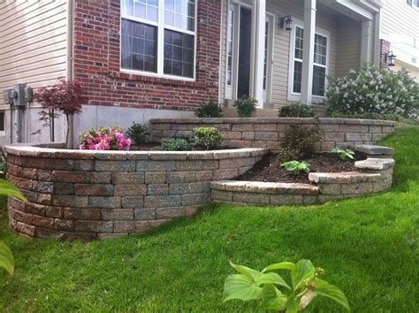 Pin By Kf Landscapes On Retaining Walls Kf Landscapes Tiered
