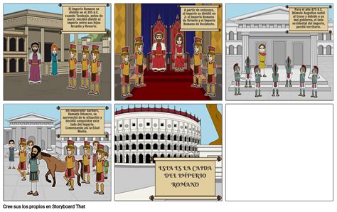 caida del imperio romano﻿﻿ storyboard por eb723281