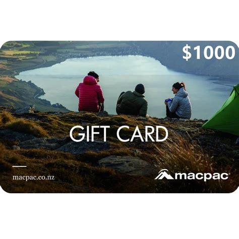 Macpac Nzd Digital Gift Cards Email Delivery G S V C