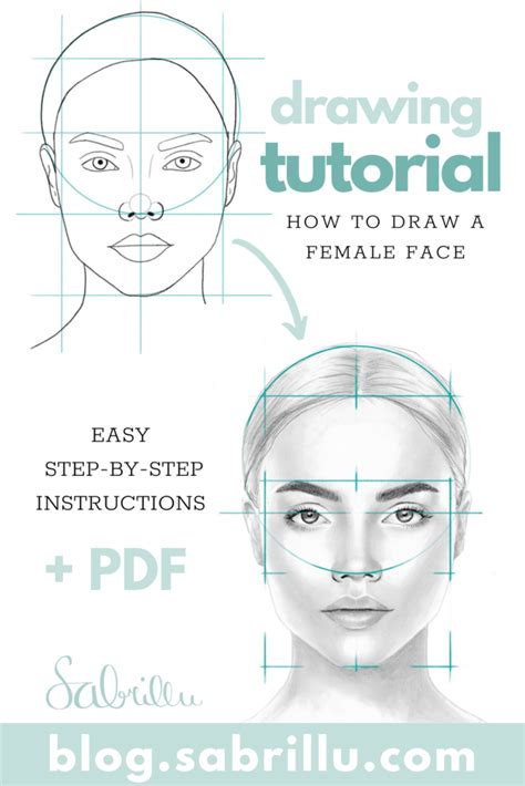 Ein Weibliches Gesicht Zeichnen Schritt Für Schritt Draw With