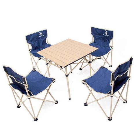 buy onfly  pcs portable collapsible table chairsoutdoor folding table