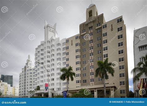 Historic Hotels In Miami Beach Editorial Image Image Of Historical Florida 84036830