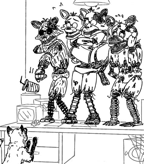 William Afton Fnaf 6 Coloring Pages Circus Babywise By